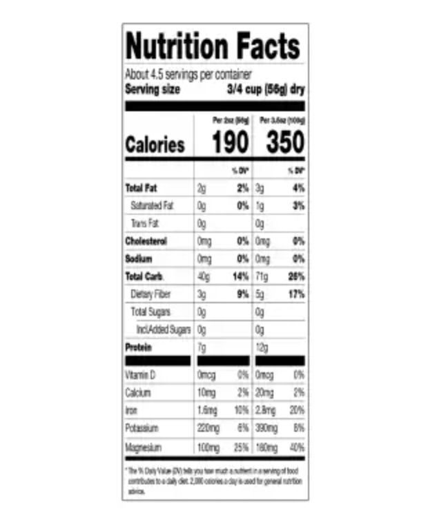 Buckwheat MEZZI RIGATONI