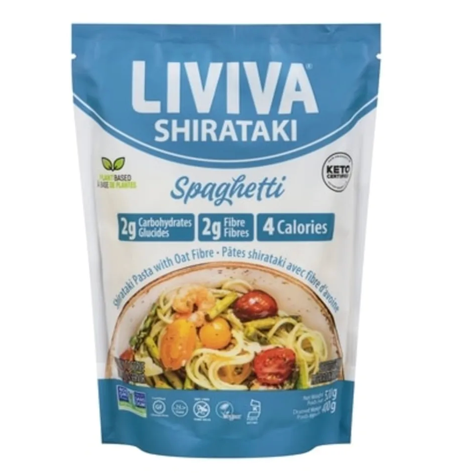Shirataki Fettuccine With Oat Fibre by Liviva
