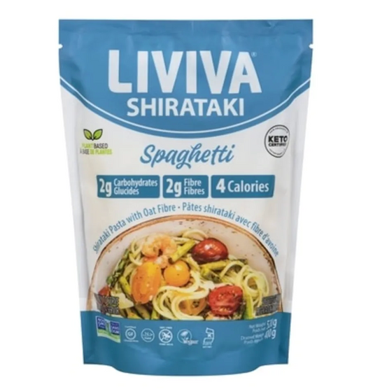 Shirataki Fettuccine With Oat Fibre by Liviva