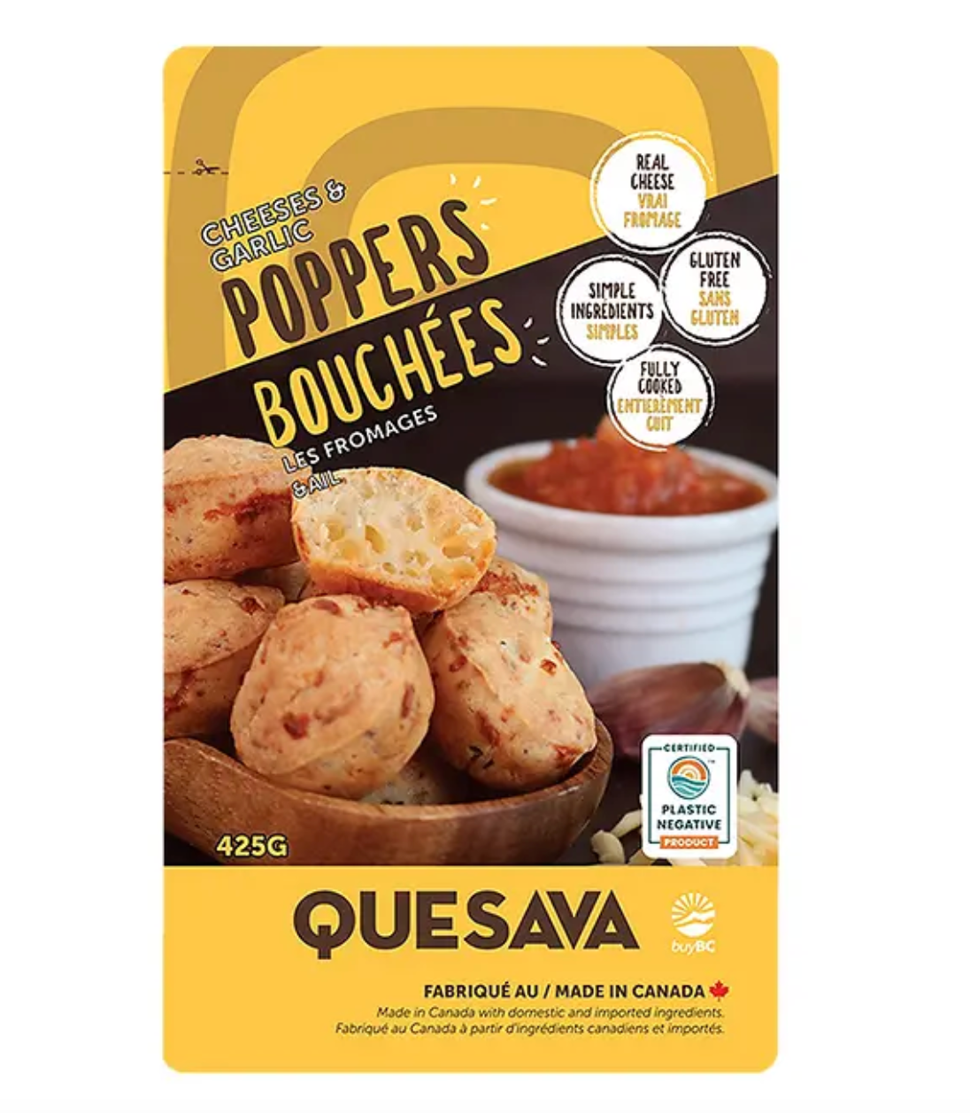 3 Cheese & Peppers Fiesta 425g By Quesava (special due to past before date - regular $14.99))