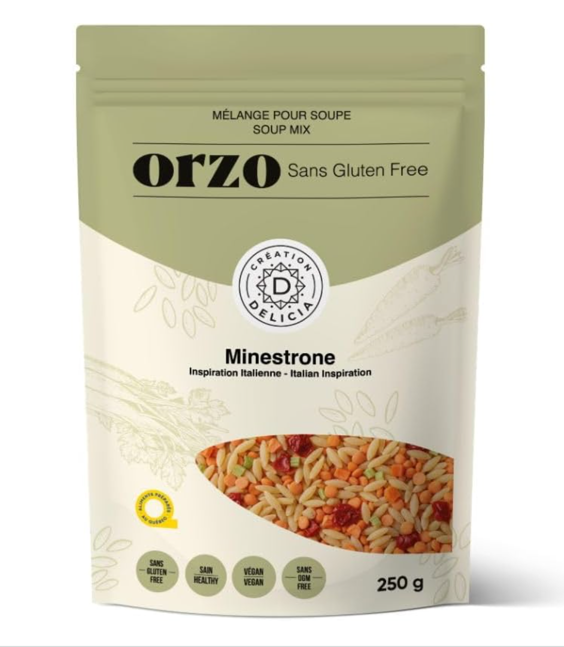 Gluten-Free Orzo-Based Risotto & Mushroom Mix By Création Delicia