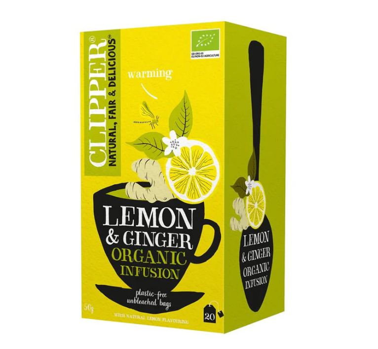 Clipper Infusion Tea - Lemon & Ginger (20 Bags)