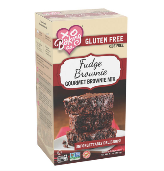 Fudge Brownie Mix By XO Baking (481gr)