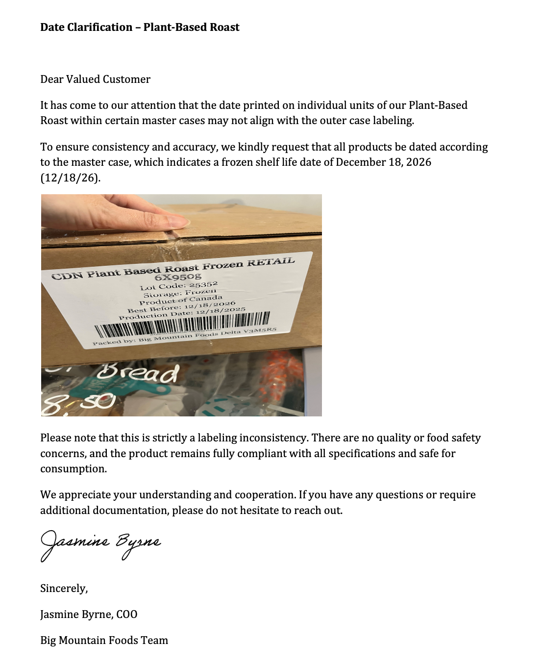 Plant Based Roast and Gravy By Big Mountain