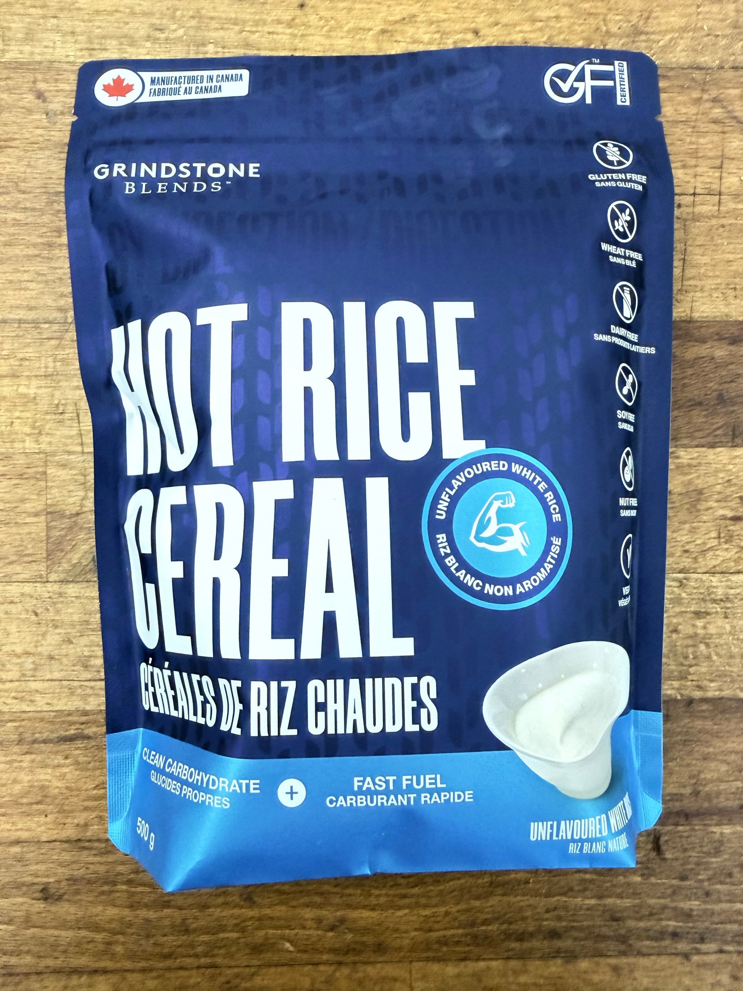 Unflavoured White Rice Hot Cereal By Grindstone Blends