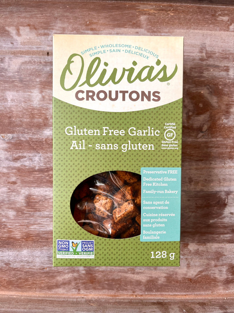 Garlic Croutons By Olivia's