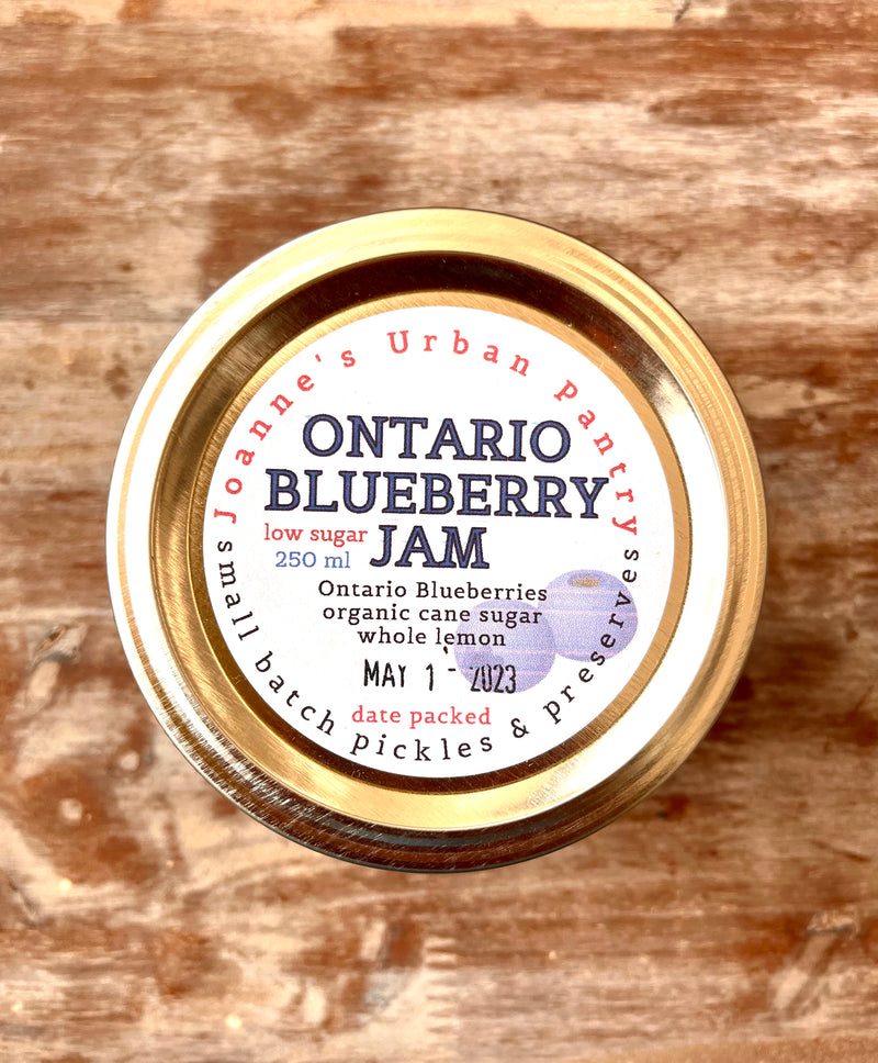 Confiture de bleuets de l'Ontario