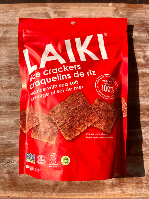 Craquelins de riz rouge Laiki
