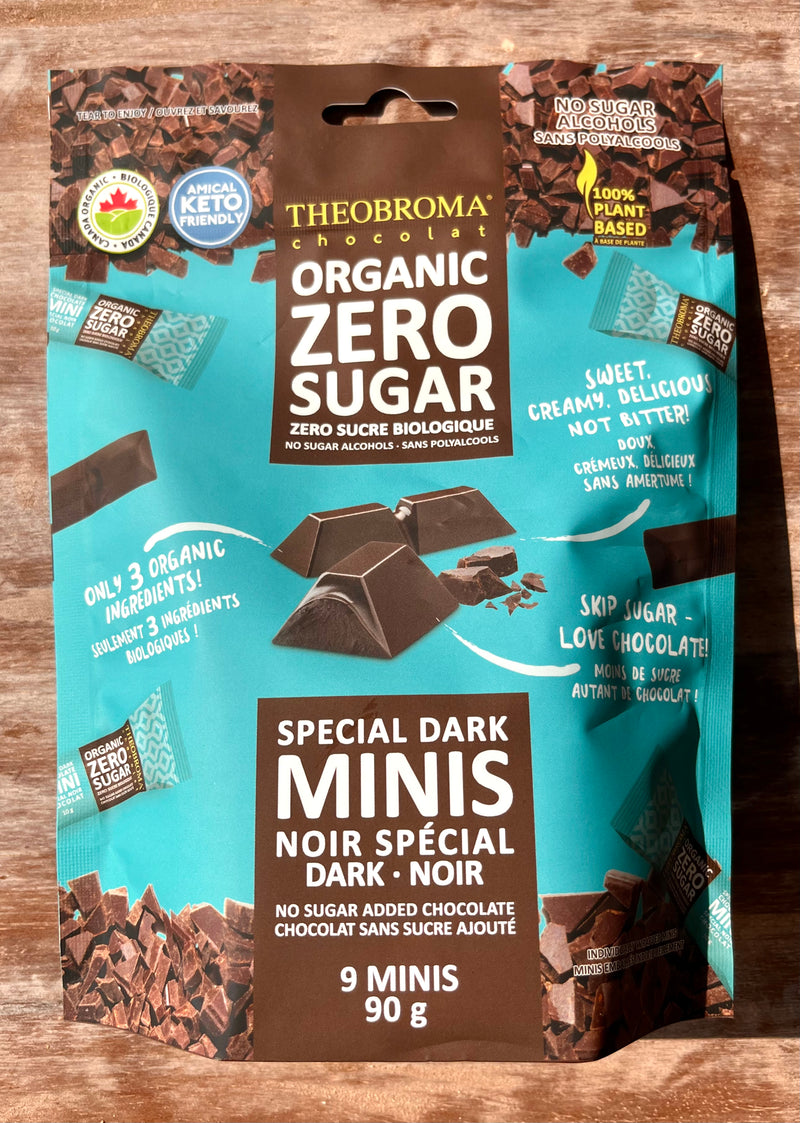 Special Dark Minis - Organic Zero Sugar By Theobroma