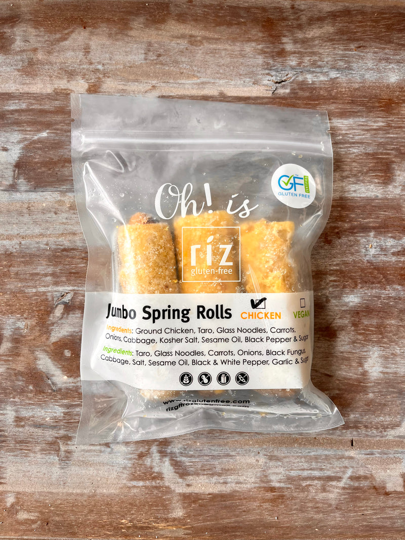 Jumbo Chicken Spring Rolls (3) By Riz On Young