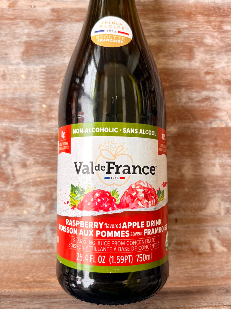 Apple Raspberry Sparkling Drink By Val de France