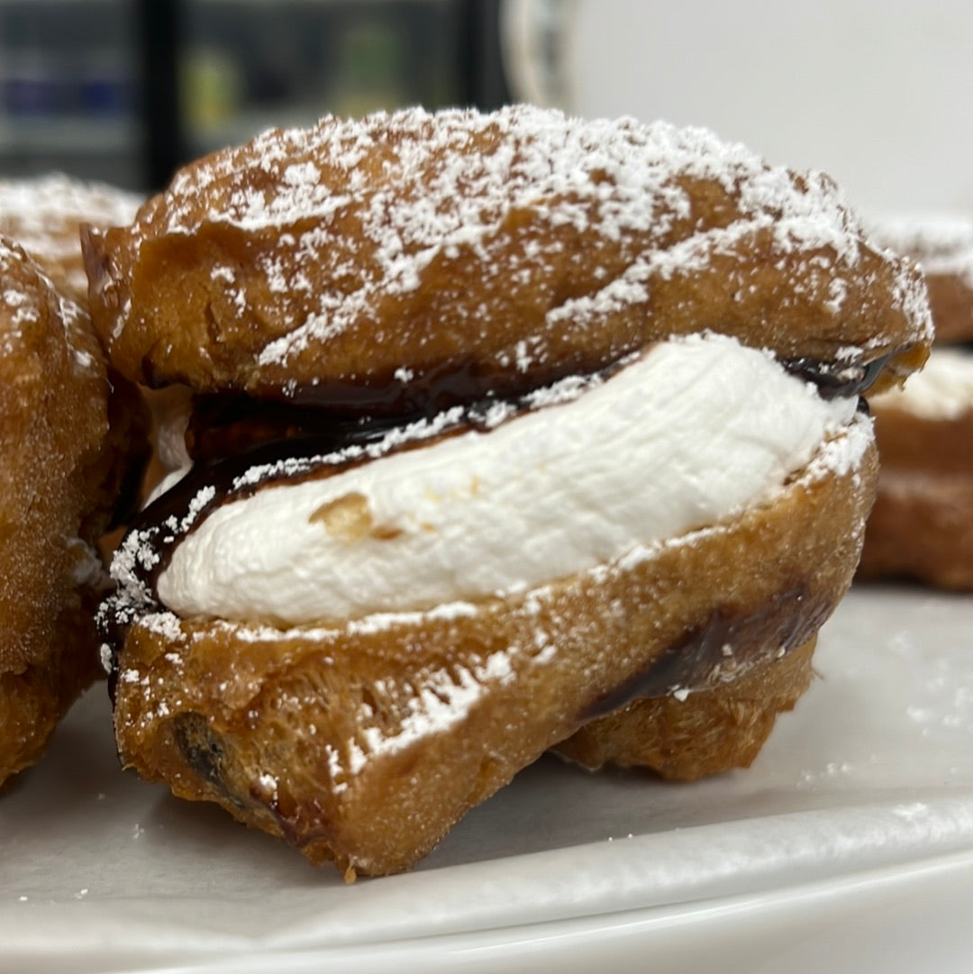 Chocolate Filled Cruller (6) - AVAILABLE FRIDAY AND SATURDAY ONLY