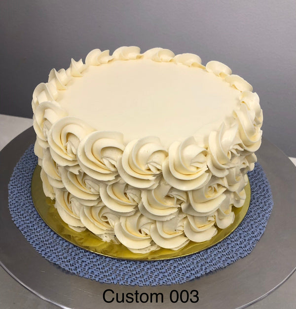 6" Custom Cake 003- pre-order 72 hours in advance - Available for store pick-up only