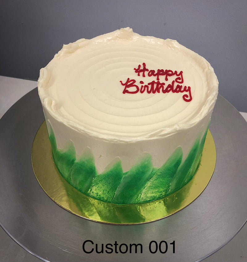 6" Custom Cake 001- Pre-order 72 hours in advance - Available for store pick-up only
