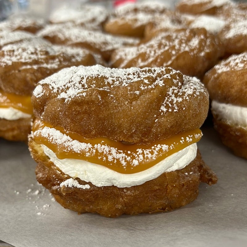 Caramel Filled Cruller (6) AVAILABLE FRIDAY AND SATURDAY ONLY