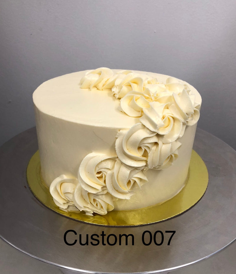 6" Custom Cake 001 - Pre-Order 72 hours In Advance (Available for Store Pick-Up Only)