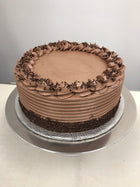 Gâteau au chocolat rond de 9