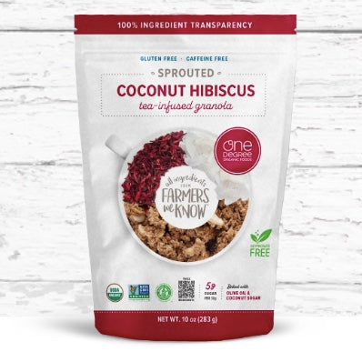 Sprouted Coconut Hibiscus Tea infused Granola