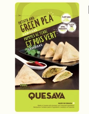 Potato & Green Pea Samosas By Quesava (4 Per Pack) 200g