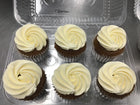 Cupcakes sans gluten avec glaçage (6) - pré-commande 48 heures à l'avance - Disponible pour retrait en magasin uniquement