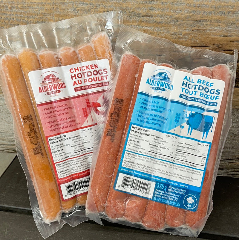 Hot Dog Sausages By Alderwood Farm