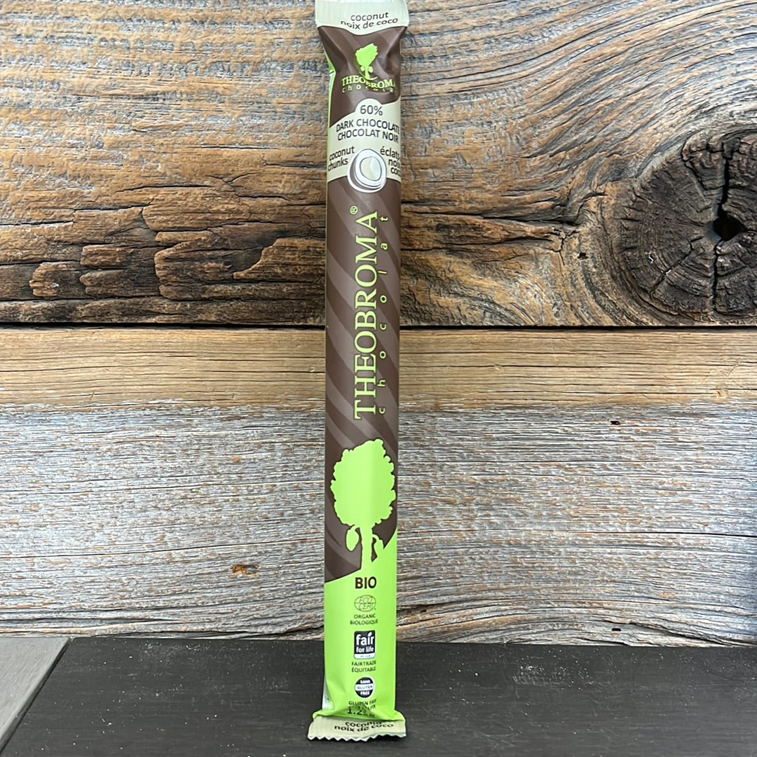 Theobroma 60% Dark Chocolate and coconut 35gr – The Bread Essentials