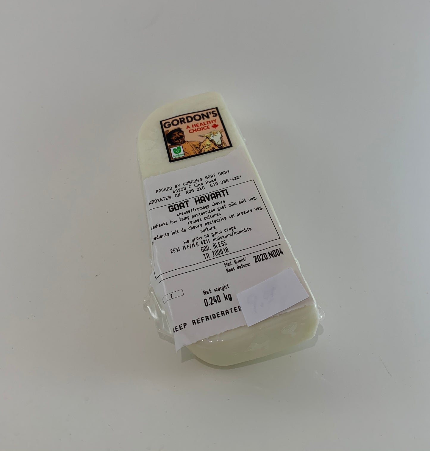 Goat Havarty Cheese (price per gr) - available in store only