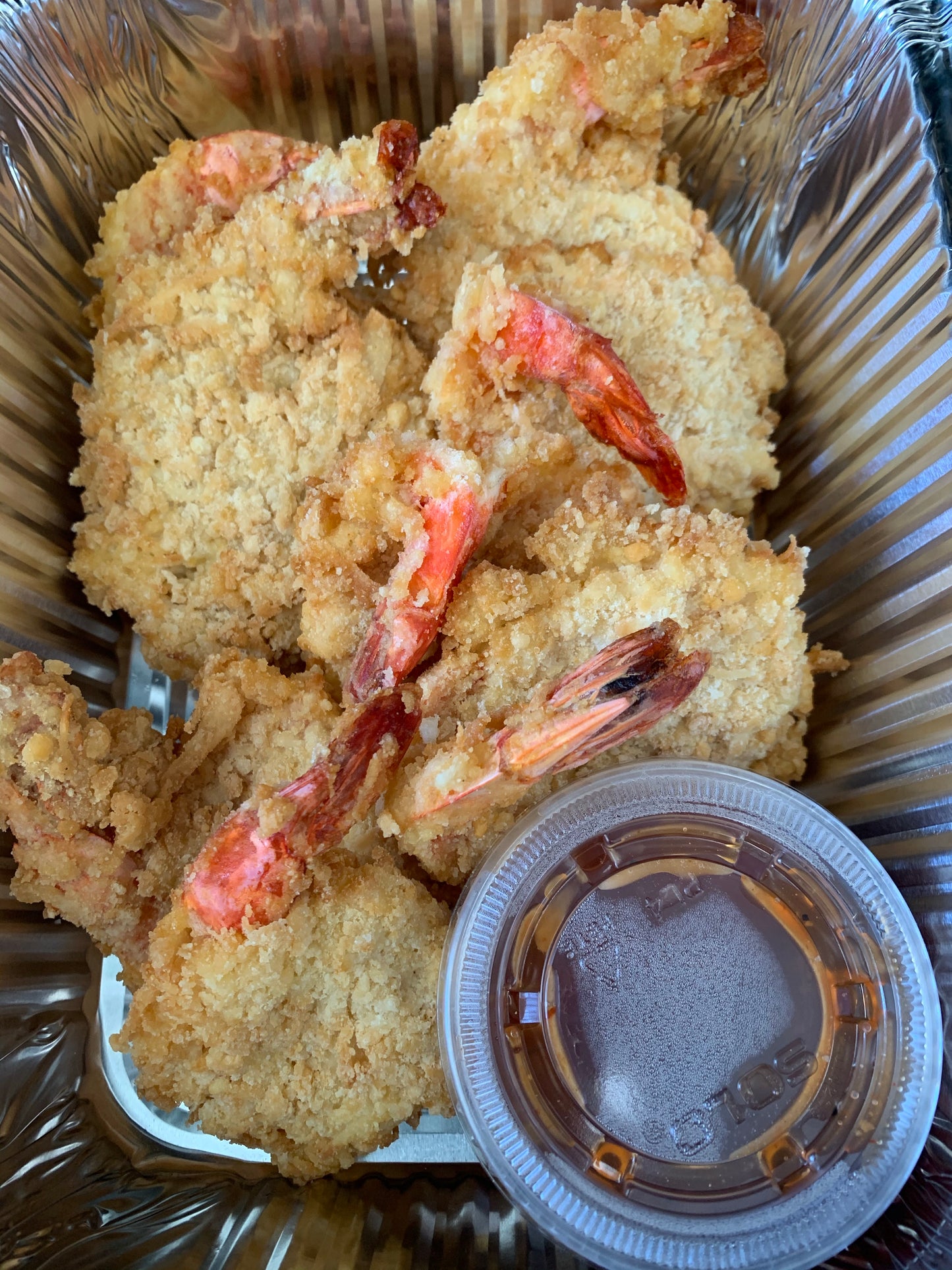 Crevettes Fraîches à la Noix de Coco et Sauce Chili Douce - 2 portions