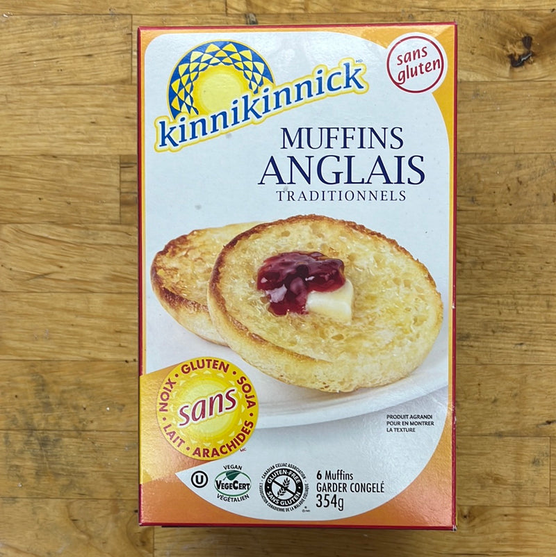 Traditional English muffins by Kinnikinnick