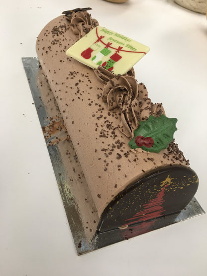 Bûche de yul moka 5"x 12" (disponible en magasin seulement)