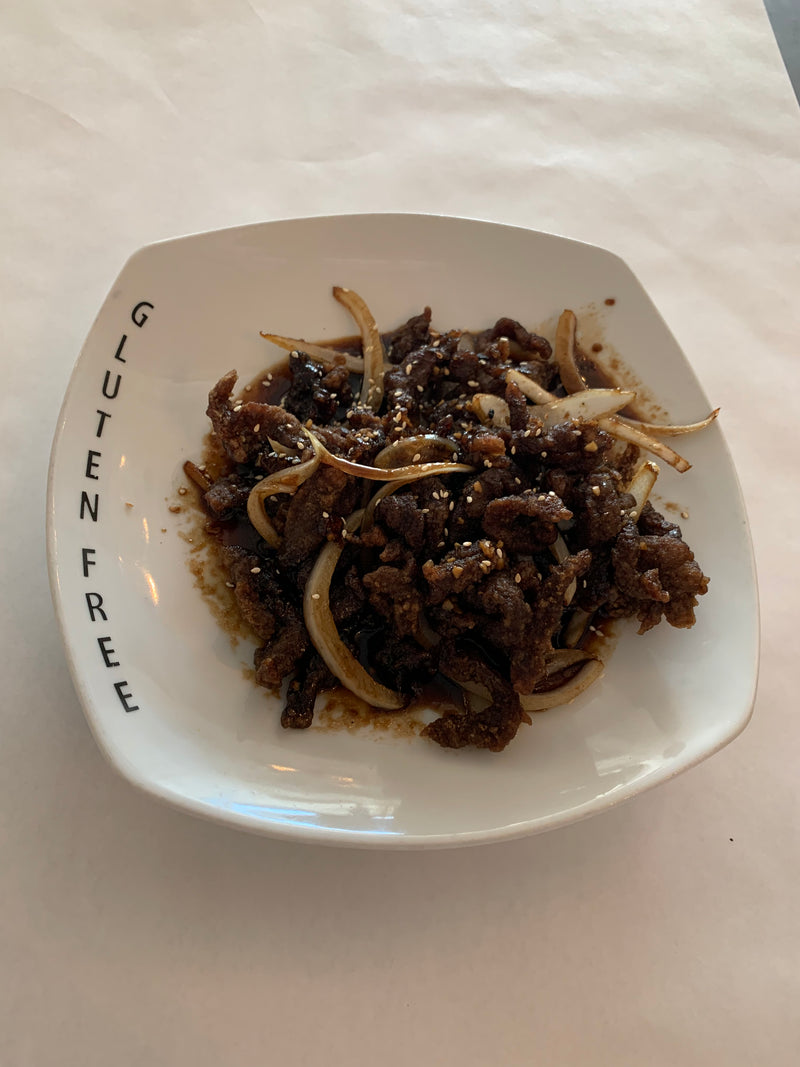 Crispy Beef Meal With Sauce By Riz On Yonge