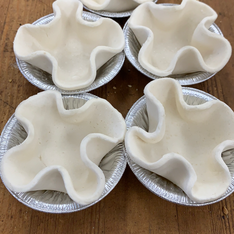 Empty Mini Pie Shell (6) - Dairy Free - In Store Pickup Only