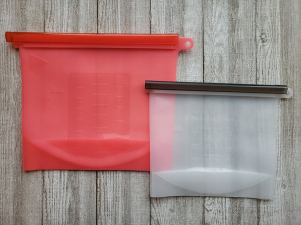 Silicone freezer bag small, 1000 ml