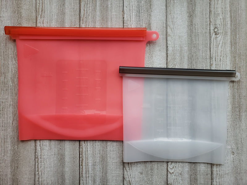Silicone freezer bag small, 1000 ml