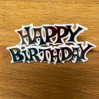 Panneau Happy Birthday (multicolore)