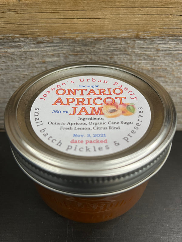 Confiture d'abricots de l'Ontario