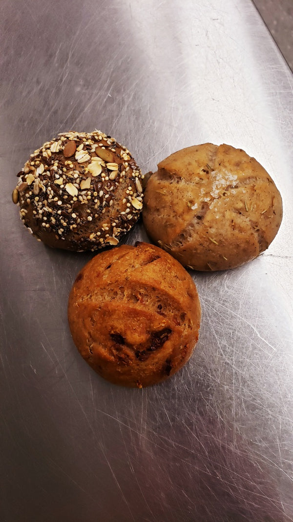 Petits pains au levain (8 du même type) - sur commande uniquement