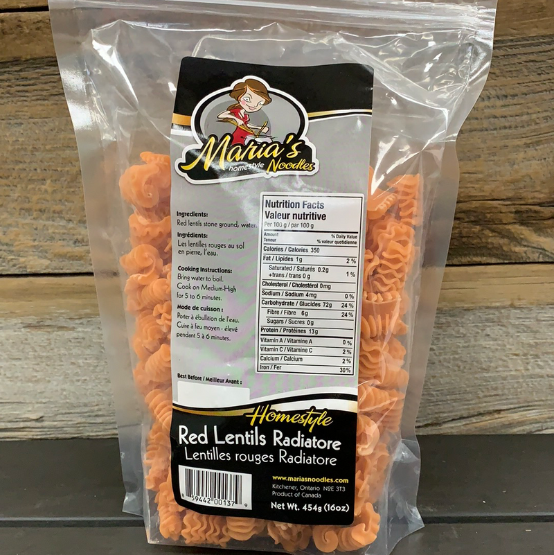 Maria' Red Lentil Pasta